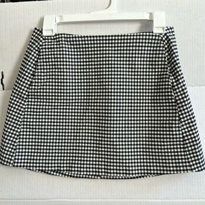 Urban outfitters checkered mini skirt with pockets